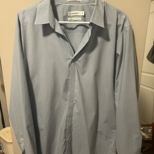 Calvin Klein Men's Light Blue Dress Shirt